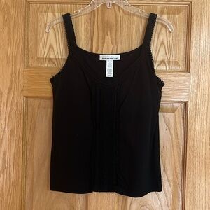 Jones New York Sport -  Awesome Black Tank Top -  Lace - Size Large
